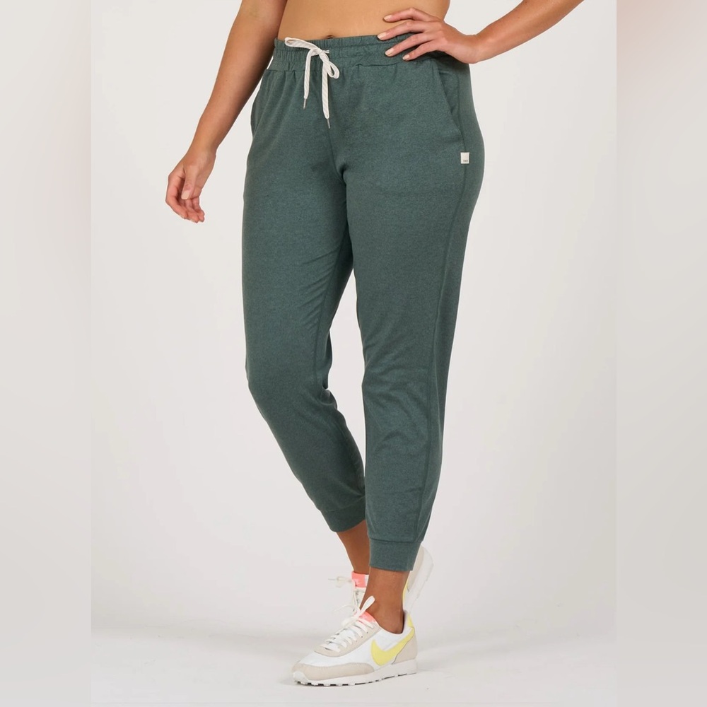 Vuori Dark Green Drawstring Joggers